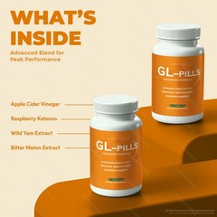 GL-Pills, Advanced Supplement for Metabolism & Weight Loss Support – 2 Pack