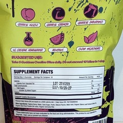 Primal Queen Goddess Creatine Bites Wild Watermelon 150 Bites 5g + Container