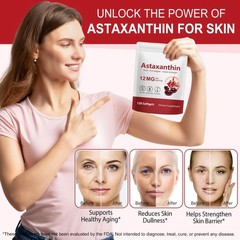Astaxanthin 12mg,120 Softgels | Natural 120 Count (Pack of 1)