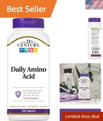 Amino Acid Complex Tablets – 120 Count Non-GMO & Gluten Free for Fitness Support