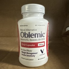 Oblemic Weight Management (60 Capsules) by Vitasource free shipping.