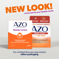 AZO Bladder Control with Go-Less Capsules for Leakage and Urgency 54 Count