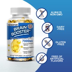 Brain Health & Memory Booster,Focus Function, Clarity Nootropic Supplement 120ct