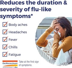 Oscillococcinum Flu Relief Pellets – Homeopathic Remedy with 30 Non-Drowsy Doses