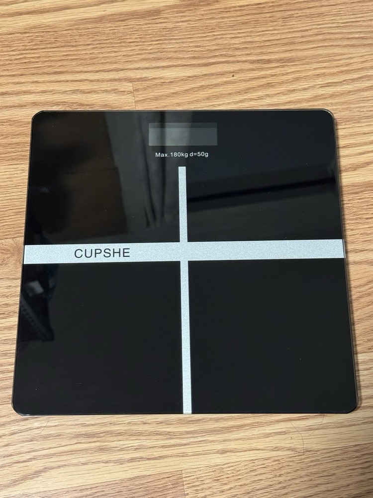 Digital Bathroom Scale – CUPSHE – Tempered Glass, LED Display