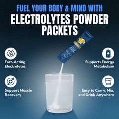 EVOLV Electrolytes Powder Packets – Electrolyte 0.27 Ounce (Pack of 20)
