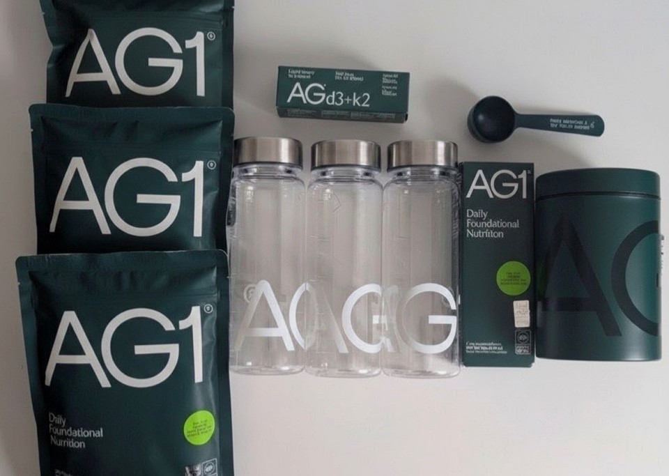 AG1 Next Gen Athletic Greens Kit- 3 AG1 Pouches, Vitamin D3+K2, Travel Packs