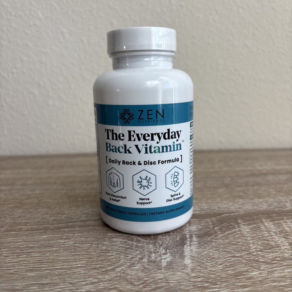 Zen Nutrients, The Everyday Back Vitamin 30 Servings EXP 12/27