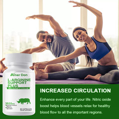 L-Arginine 3000 MG, Extra Strength Nitric Oxide & Circulation Boost Testoser