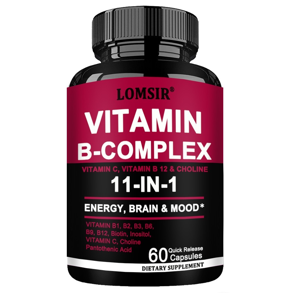 Methylated B Complex – Supports Energy, Mood & Nerve Health – 60 Capsules