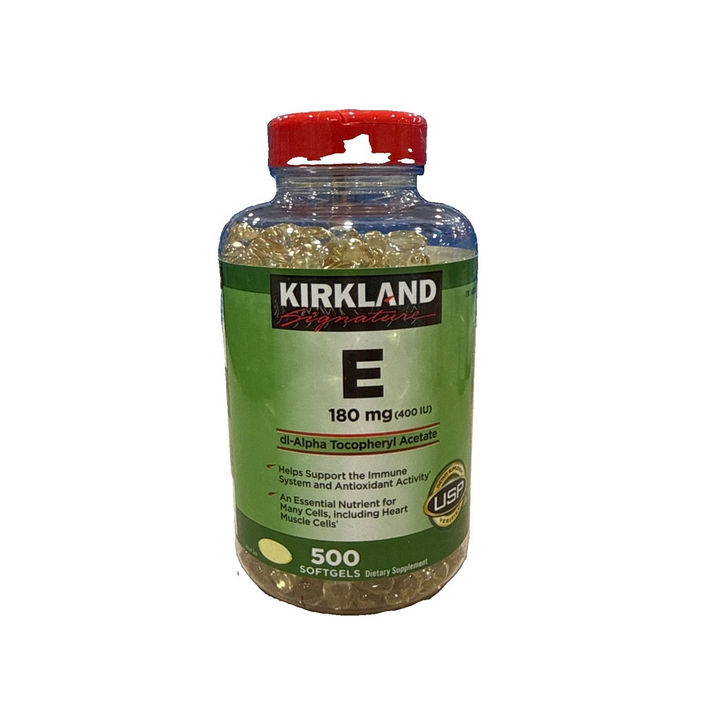 Kirkland Vitamin E 400 IU 500 Softgels ($0.054 per Softgel)