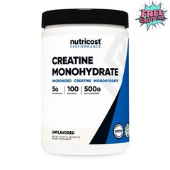 Nutricost Creatine Powder Unflavored 500 Grams Free Shipping