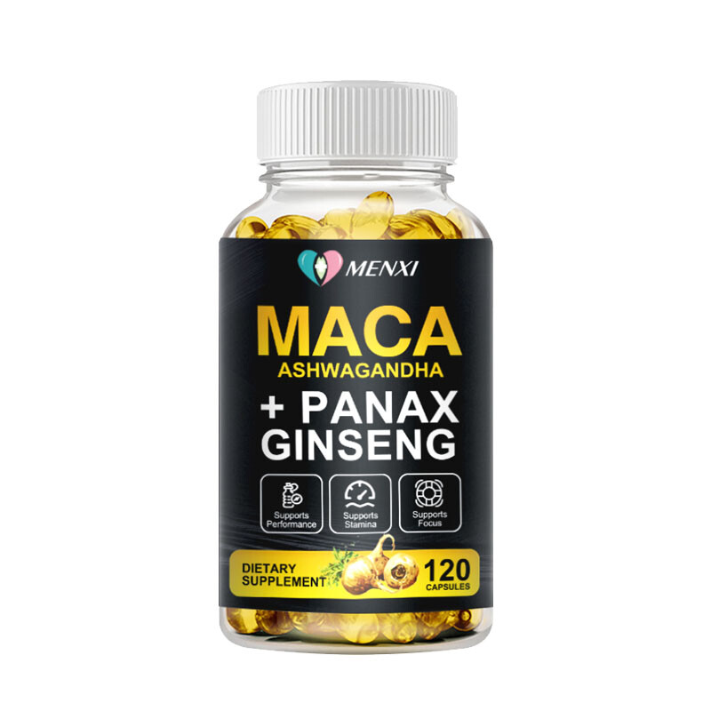 Orgainc Maca Root Extract Capsules Energy Booster For Men’ Physical Performance