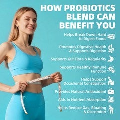 Digestive Enzymes 120 Capsules, Probiotics Gas, Constipation & Bloating Relief