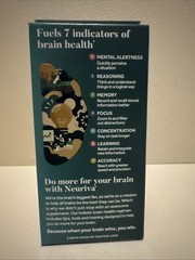 Neuriva Brain Health Ultra Mental Alertness 60 Capsules 30 Day Supply Best Deal!
