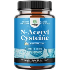 NAC Supplement N-Acetyl Cysteine 600mg – Potent Vegan High Absorption 180ct