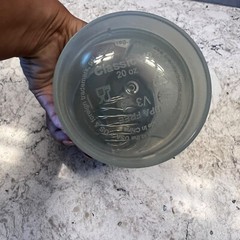 New Gray Blender Bottle 20 oz