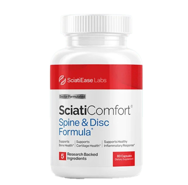 SciatiEase SciatiComfort Spine and Disc Support Supplement Sciatic Nerve Health