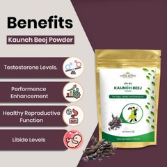 Kaunch Beej Powder – Boost Strength & Stamina with Ayurveda, 3.5oz