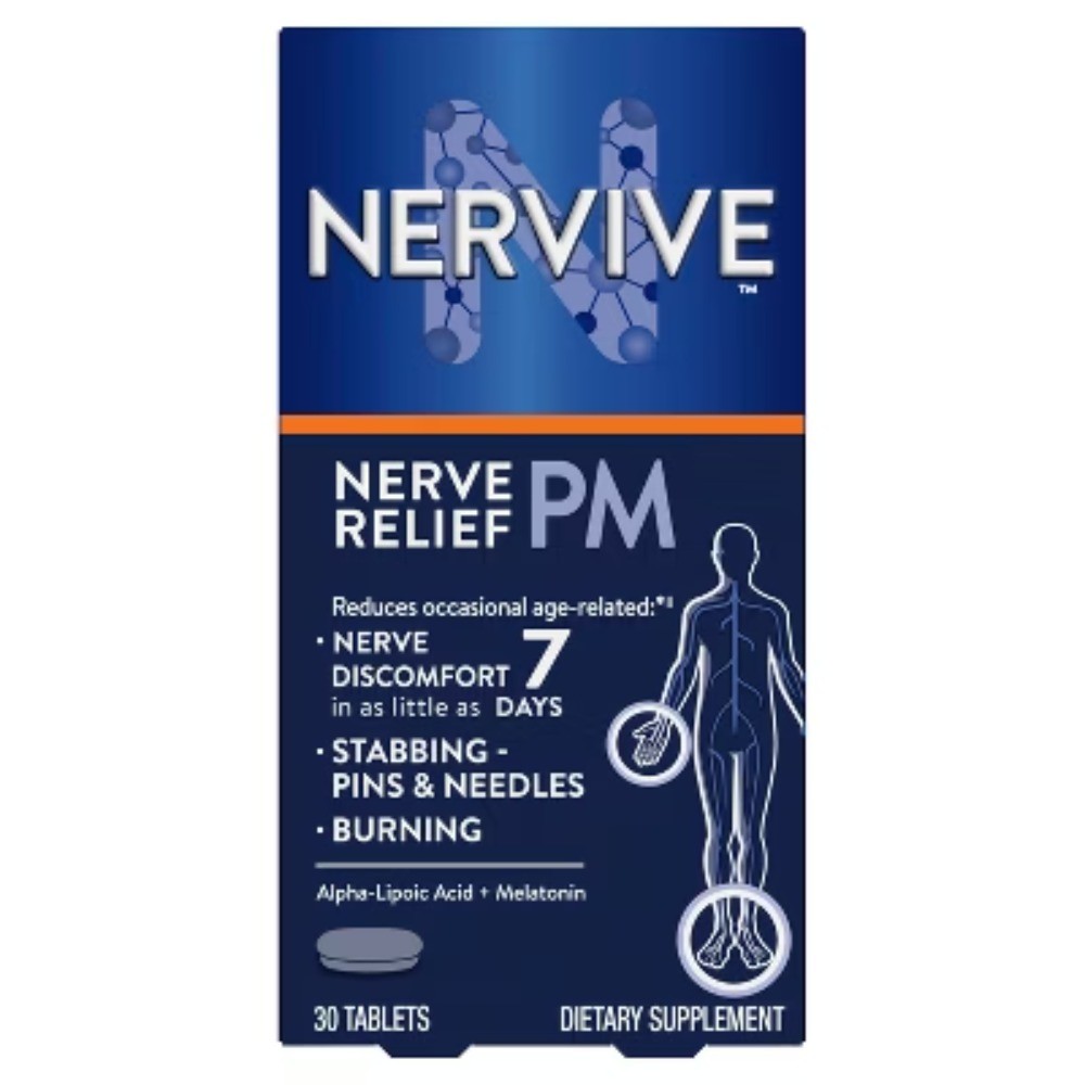 Nervive Nerve Relief PM Tablets – 30ct