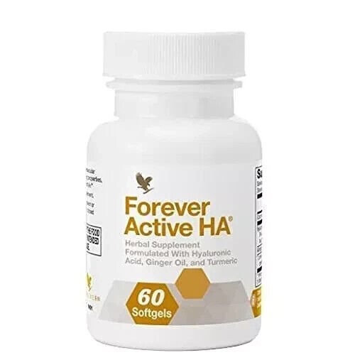 Forever Living Active HA – 60 Softgels with ginger and turmeric root FRESH STOCK