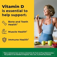 Nature Made Vitamin D3 1000 IU 25 Mcg Tablets Dietary Supplement 210 Count