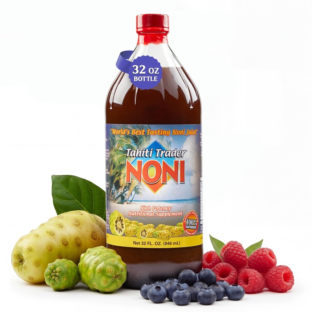 Tahiti Trader Original High Potency Noni Juice – Pure 32 Fl Oz (Pack of 1)