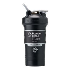 BlenderBottle Classic V2 24 oz Black, 3.81 x 3.81 x 7.90 Inches