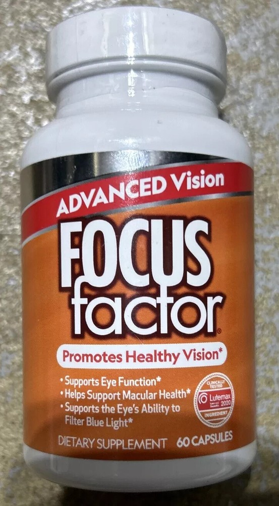 X3-Focus Factor Advanced Vision 60 Capsules Each, exp. 05/2025