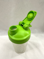 Blender Bottle 12 oz Shaker Protein Juice Green Lid Gym Workout Travel