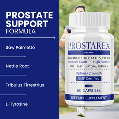 Prostarex Capsules Prostate Supplements For Men Supports Health Function (60ct)