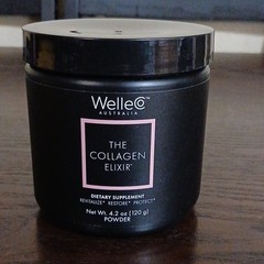WelleCo The Collagen Elixir Powder Unflavored Gluten-Free 4.2 oz Exp 02/2028