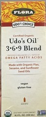 Flora, Udo’S Choice Organic Udo’S Oil 3·6·9 Blend, 8.5 Oz