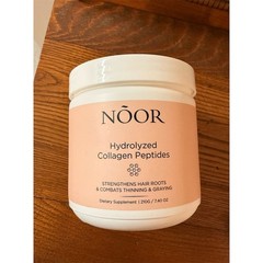 Noor Hair Hydrolyzed Collagen Peptides Powder Dietary Supplement 210g (5)