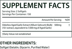 Aged Garlic Extract Capsules 2 Pack Heart Immune Antioxidant Support