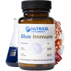Nutricel Supplements Blue Immune 60 Capsules – Optimum Nootropic Usp Grade