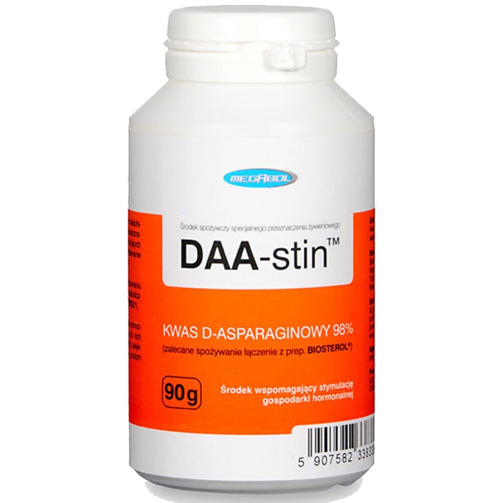 DAA-STIN – 90-180 g – DAA-Concentration Testo-booster Musclemass Muscle growth