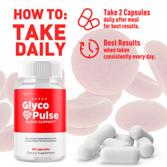 (5 Pack) Glyco Pulse Advanced Blood Support Formula Vitamin GlycoPulse 300 Caps