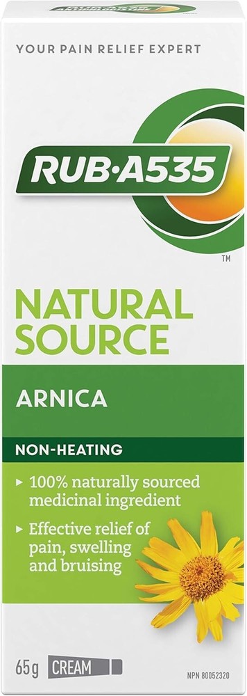 RUB·A535 Natural Source Arnica Cream, 65g