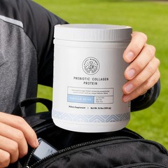 Prebiotic Collagen Vanilla Protein Bean. Happy Mammoth
