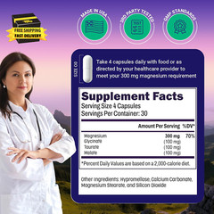 Magnesium Complex – Chelated Triple Magnesium Blend (Taurate, Glycinate, Malate)