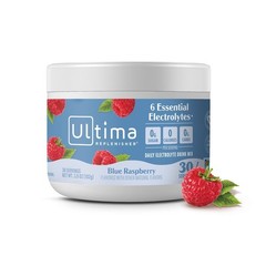 Hydrating Electrolyte Powder – 30 Servings of Blue Raspberry, Sugar-Free &