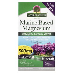Nature s Answer Plant Based Magnesium 500 mg 90 Vegetarian Capsules