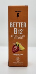 Innosupps Better B12 Methyl Folate + B Complex Strawberry Lemon Flavor NEW