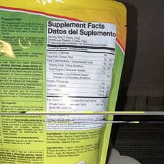 Omega Oils Pineapple Flaxseed Supplement Powder Gluten-Free 16.58 oz