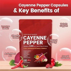 1 PCS Pepper Softgels Supplement, Assistances Leg VeinHeart and Blood Vessel