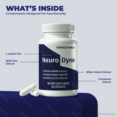 NeuroDyne Capsules – Brain, Memory & Focus Support Supplement 60ct