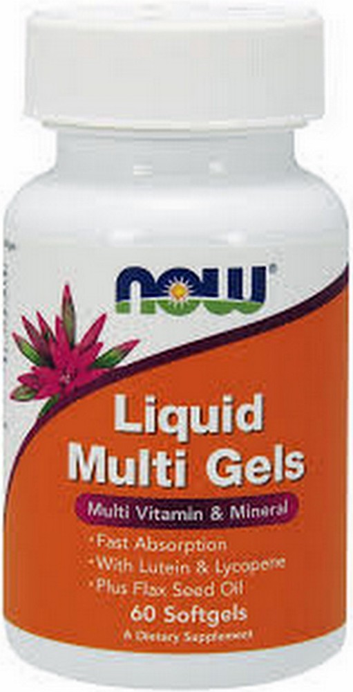 NOW LIQUID MULTI GELS 60 Softgels – FRESH PHARMACY STOCK __