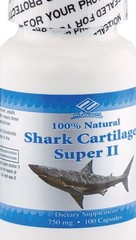 0 Natural Shark Cartilage, 750mg, 100 capsules