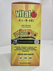 Vital All-In-One Powdered Supplement 30 Sachets Dairy Gluten Free New Sealed